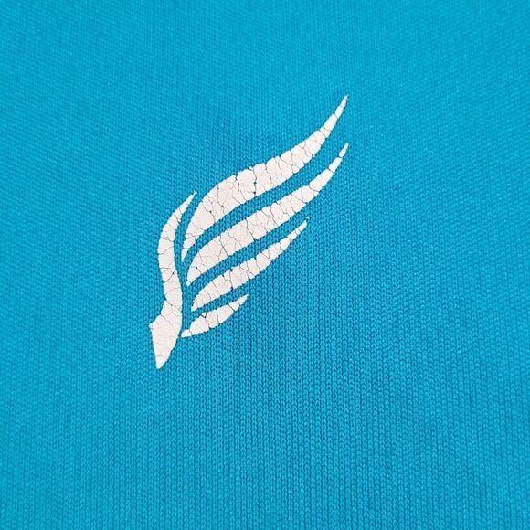 🧡Mi Falcon Blue Short Sleeve Athletic Shirt Large - Picture 6 of 10